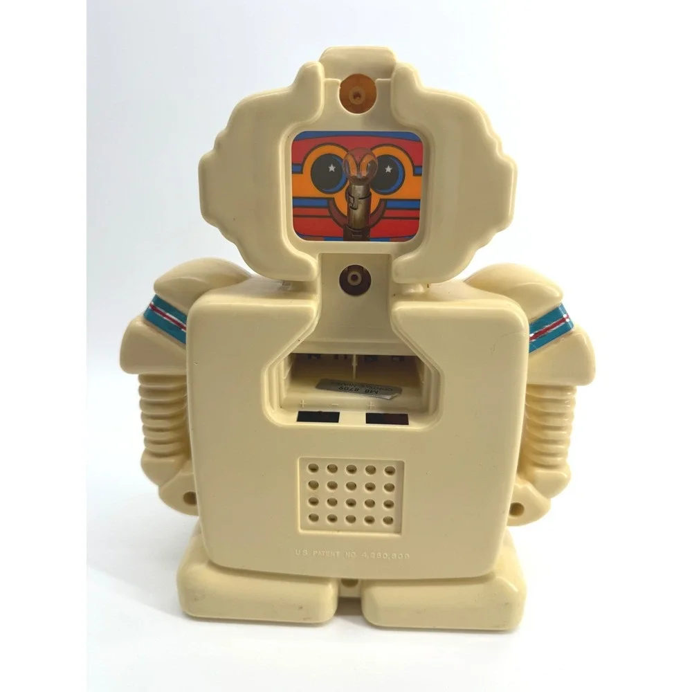 Vintage‎ 1984 Playskool Alphie II Electronic Robot Learning Toy With 7+ Cards